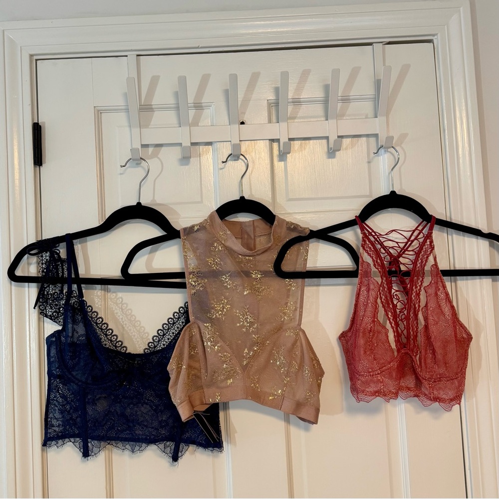 Victoria's Secret | Very Sexy Lace Bralette Bundle, 3 bras, Size M - EUC